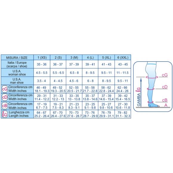 Колготки компрессионные  1 класс (19-22mmHg) 140 den открытый носок (мысок)